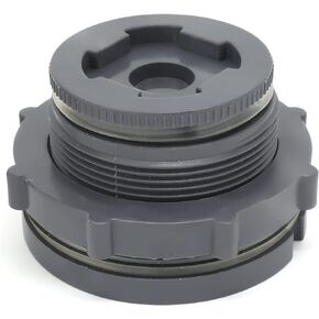 Zorveiio 1-1/2 Inch NPT Bulkhead Fitting,Water Tank Connector for Rain Barrel Garden Hose Adapter Spigot Kit Water Tank