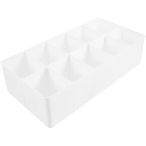 NUOBESTY Desktop Stand Cellphone Stand Cell Phone Mount Desk Tray Drawer Organizer Tray Desktop Holder Cash Drawer Tray Cash Holder Pill Box Plastic Pp Office Multi Compartment
