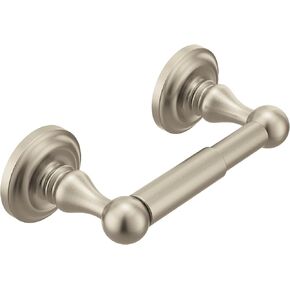 Moen BP6908BN Madison Collection Pewter Spring-Loaded Toilet Paper Holder, Brushed Nickel