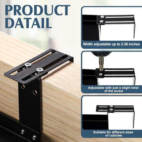 Pelopy 2 قطعة طبقات مزدوجة رف مقصورة مكتب ارتفاع قابل للتعديل رف زاوية مقصورة سوداء معلقة ملحقات مقصورة لديكور المكتب in Kuwait