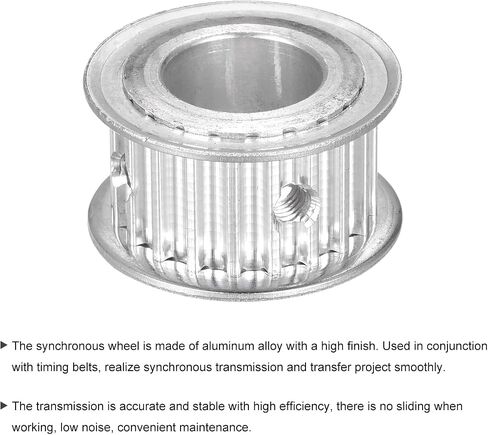 MECCANIXITY 5M 20Teeth Timing Pulley Synchronous Wheel Timing Belt Drive Without Step 5mm Pitch 19mm Bore for Belt, 3D Printer, CNC in Saudi Arabia