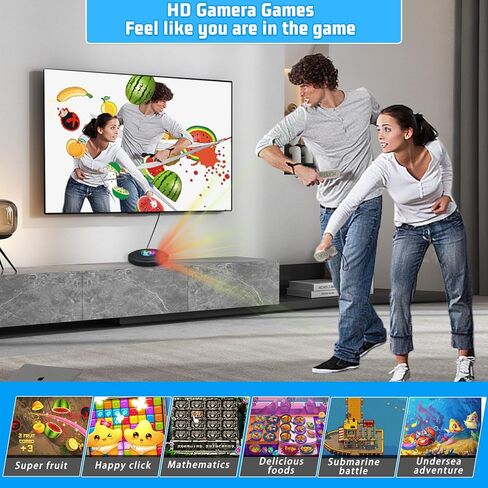 Losbenco Dance Mat, Electronic Dance Mat for TV with HD Camera, Wireless Double User Dance Mat with Game Controller, Non-Slip Dance Pad for Kids Adults, Christmas Birthday Gifts for Girls Boys in Kuwait