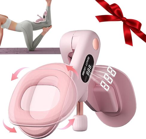 Augot Thigh Master Thigh Exerciser for Women, Inner Thigh Exerciser with LED Counting Display, Adjustable Resistance Hip and Pelvis Trainer, Kegel Thigh Exercise Equipment for Women Home Gym in Kuwait