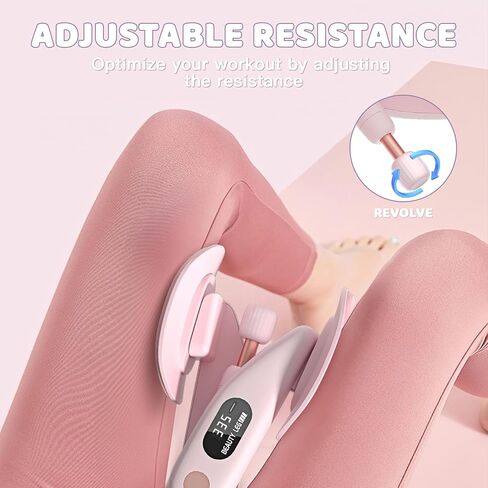 Augot Thigh Master Thigh Exerciser for Women, Inner Thigh Exerciser with LED Counting Display, Adjustable Resistance Hip and Pelvis Trainer, Kegel Thigh Exercise Equipment for Women Home Gym in Kuwait