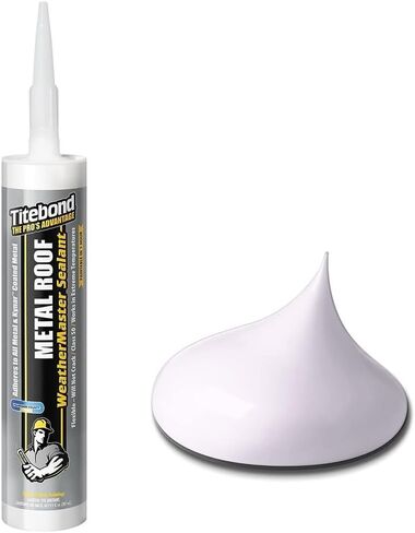 Titebond WeatherMaster Metal Roof Sealant 61051 White 10.1-Oz in Saudi Arabia
