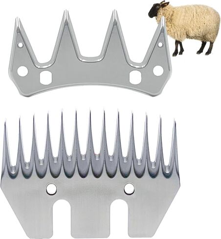 9 Teeth Pet Sheep Replacement Blades Replacement for Oster, Lister, Heiniger Sheep Clippers, Detachable Animal Trimmer Shearing for Grooming Goats, Lambs, Llamas, Alpacas in Saudi Arabia