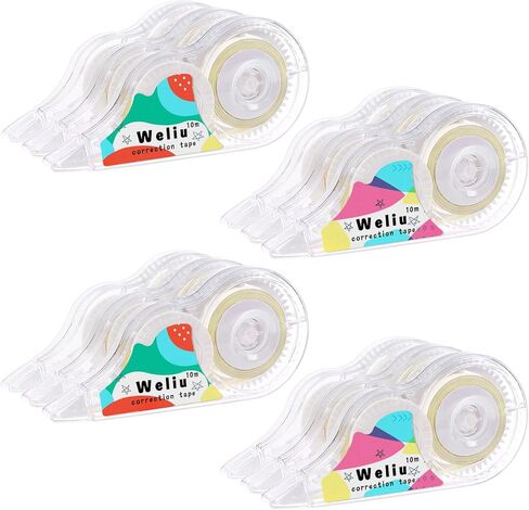 شريط تصحيح WeLiu، لون داخلي كريمي، 12 قطعة in Kuwait