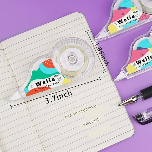 شريط تصحيح WeLiu، لون داخلي كريمي، 12 قطعة in Kuwait