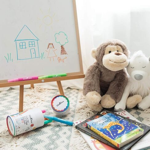 WallDeca Dry Erase Toddler Markers, 13 Colorful Dry Erase Markers, Non-Toxic Dry Erase Markers for Kids 5+, Mess Free, Easy Clean Up, Won't Stain Hands, Great for Classrooms (13 Pack) in Saudi Arabia