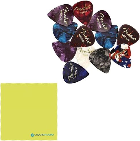 لوحة أصابع من خشب الجوز للجيتار الصوتي من Fender CC-60S، حزمة من 3 ألوان Sunburst مع 12x من ريش جيتار Fender وقطعة قماش لتلميع الأدوات الصوتية السائلة in Saudi Arabia