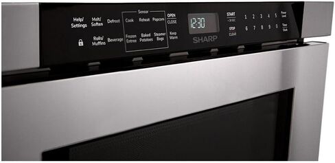 SHARP SMD2440JS 24 in. 1.2 cu. ft. Built-In Stainless Steel Microwave Drawer Oven in Saudi Arabia