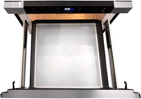 SHARP SMD2440JS 24 in. 1.2 cu. ft. Built-In Stainless Steel Microwave Drawer Oven in Saudi Arabia