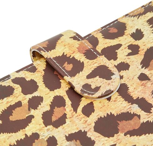 Paper Junkie Leopard 3 Ring PU Leather Portfolio Binder, Interview Resume Folder, Business Legal Docurment Pad Organizer for Women (13 x 10.5 x 1.8 in) in Saudi Arabia