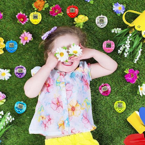 conagel 18 جهاز كمبيوتر شخصى على شكل قلب الحيوانات الأليفة الافتراضية المفاتيح الإلكترونية الرقمية الحيوانات الأليفة المفاتيح المحمولة لعبة الحنين لعبة للأطفال عيد ميلاد هدايا حفلة جودي حقيبة الحشو in Kuwait