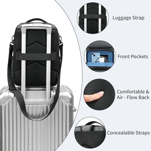 حقيبة حمل BOSSTIN لجهاز Oculus Meta Quest 2 3 Vision Pro Travel Storage VR حقيبة حمل (أسود) in Kuwait