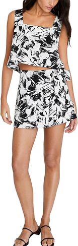 Club Monaco Women's Sarong Style Mini Skort in Saudi Arabia
