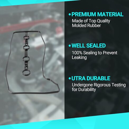 مجموعة حشية غطاء الصمام - متوافقة مع 2.4L Toyota Camry Corolla RAV4 Highlander Matrix، Lexus HS250h Pontiac Vibe، Scion TX XB - استبدال 11213-0H040 11213-28021 VS50530R in Kuwait