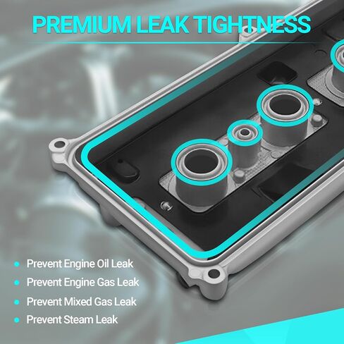 مجموعة حشية غطاء الصمام - متوافقة مع 2.4L Toyota Camry Corolla RAV4 Highlander Matrix، Lexus HS250h Pontiac Vibe، Scion TX XB - استبدال 11213-0H040 11213-28021 VS50530R in Kuwait