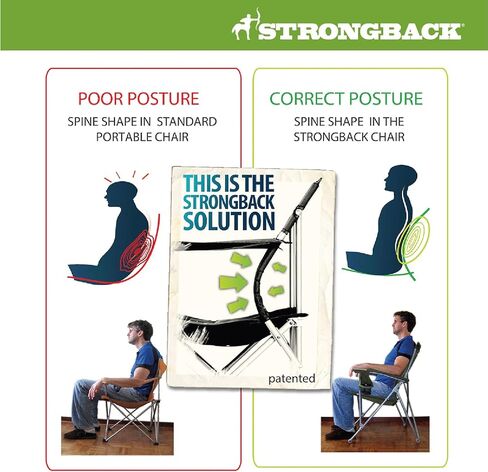 STRONGBACK Portable Stadium Seat for Bleachers with Adjustable Reclining and Back Support in Saudi Arabia