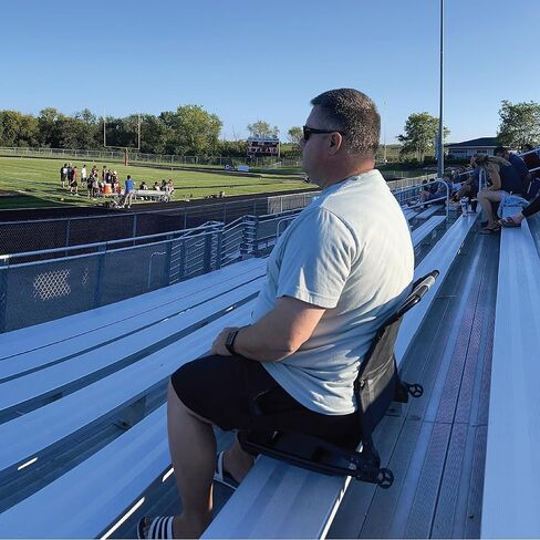 STRONGBACK Portable Stadium Seat for Bleachers with Adjustable Reclining and Back Support in Saudi Arabia