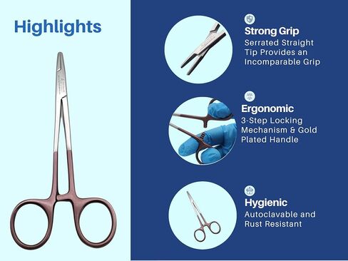 حامل إبرة Mayo Hegar إبرة جراحية من ARTMAN INSTRUMENTS (5 بوصات) in Saudi Arabia