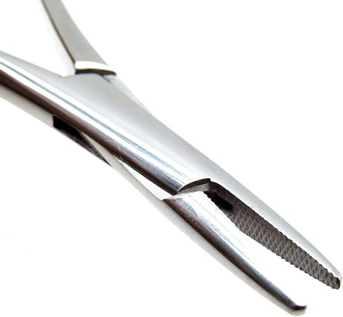 كماشة Mathieu مقاس 5.5 بوصة (14 سم) سائق حامل الإبرة، أداة فاصل الأربطة، كماشة تقويم الأسنان، أداة شد الظهر من الدانتيل in Kuwait