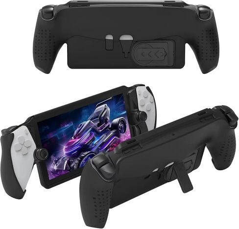 حافظة WUXIDIXI Playstation Remote Player، حافظة واقية أنيقة ومريحة لجهاز PS5 Portal Remote Player - أسود in Saudi Arabia