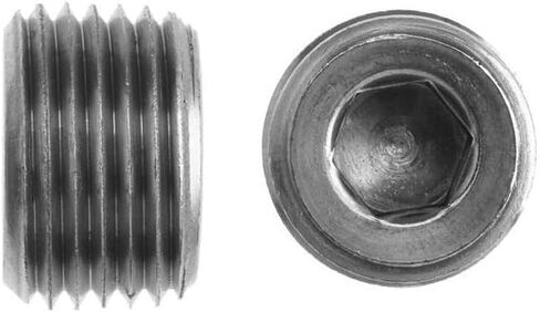 Brennan Industries 5406-HP-02-B Brass Hollow Hex Pipe Plug, 1/8"-27 NPTF Thread, 0.30" Length in Saudi Arabia