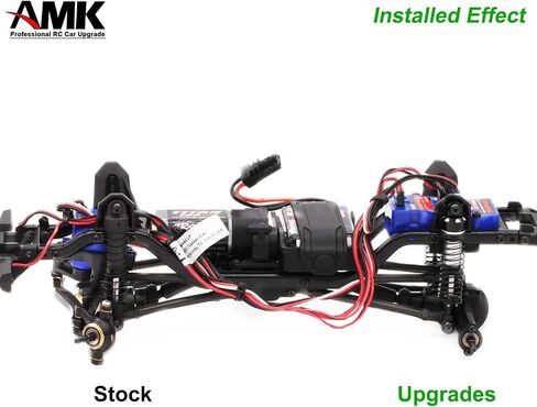 AMK TRX4M Shocks 52mm Metal Adjustable Absorber Springs Hydraulic Threaded Damper for 1/18 RC Crawler TRX4M Upgrades in Saudi Arabia
