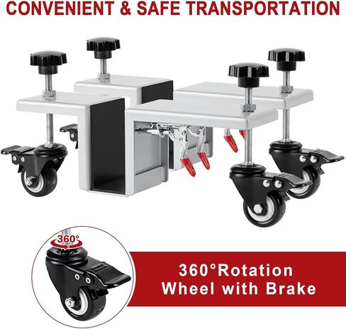 KodMtiz Door Installation Kit, Heavy Duty Door Board Dolly for 1-3/8" and 1-3/4" Pre-Hung, Slab, and Front Doors, Stainless Steel Installation Tool Kit for Commercial & Residential Use in Kuwait