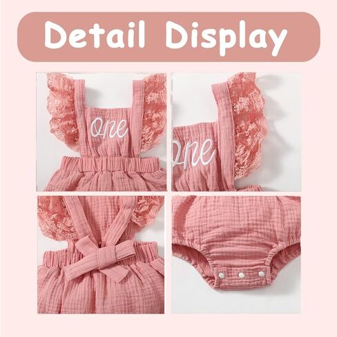 ملابس عيد ميلاد طفلة عمرها عام واحد من Aslaylme ملابس عيد الميلاد الأول لعيد الميلاد الأول من الدانتيل in Kuwait