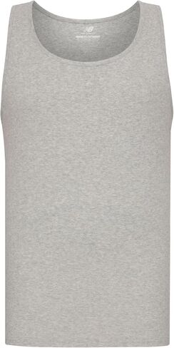 New Balance Men's Cotton Performance Rib Tank Top (Pack of 4) in Saudi Arabia