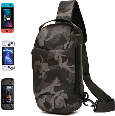 حقيبة كتف كروس لملحقات Steam Deck - وحدة تخزين Asus Rog Ally أو Nintendo Switch - حقيبة حزام للسفر in Kuwait