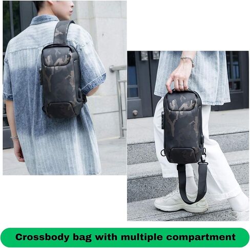 حقيبة كتف كروس لملحقات Steam Deck - وحدة تخزين Asus Rog Ally أو Nintendo Switch - حقيبة حزام للسفر in Kuwait