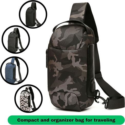 حقيبة كتف كروس لملحقات Steam Deck - وحدة تخزين Asus Rog Ally أو Nintendo Switch - حقيبة حزام للسفر in Kuwait