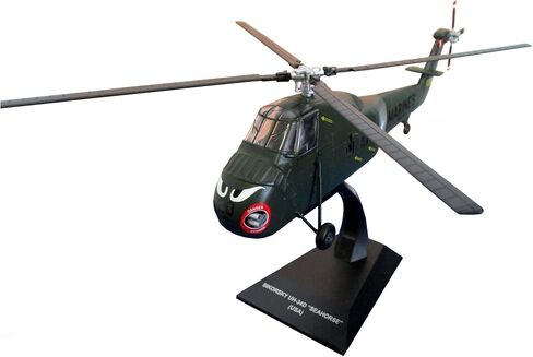 Deagostini 1/72 Scale Sikorsky UH-34D Sea Horse United States Army Marines Model Replica Helicopter with Display Stand in Saudi Arabia