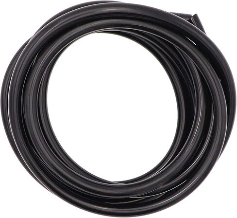 1/8 بوصة خرطوم أنابيب فراغ السيليكون خط 10FT 130PSI أقصى ضغط أسود (معرف 3 مم) مع مشابك خرطوم تروس دودة من الفولاذ المقاوم للصدأ in Kuwait