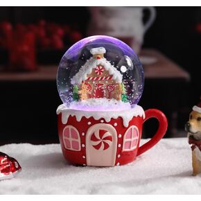 عيد الميلاد الثلج الكرات الموسيقية المهد - مشهد المهد الثلج غلوب المقتنيات عيد الميلاد الثلج كرات الكرات الذهب لطيف الثلج الكرة الأرضية للنساء هدية عيد ميلاد ديكور عيد الميلاد 2024 جديد in Kuwait