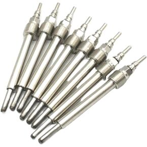 Compatible with F-250 F-350 F-450 F-550 Super Duty 6.0L Powerstroke Glow Plug 4C3Z-12A342-AA 8Pcs Kit Diesel Heater Glow Plugs in Kuwait