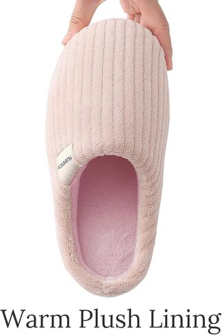 HUXMEYSON Womens Slippers Fuzzy House Slippers, Cozy Slippers for Women Indoor Fluffy Outdoor Slippers with Anti-Skid Sole in Saudi Arabia