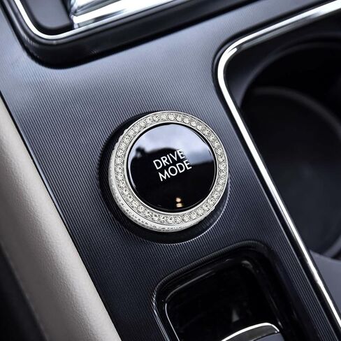 TOMALL Bling Center Console Driving Mode Knob Cover Compatible with Lincoln Aviator/Continental/Corsair/Navigator/Navigator L. Variable Speed Button Cap Trims Modified Bling Accessories for Car in Saudi Arabia