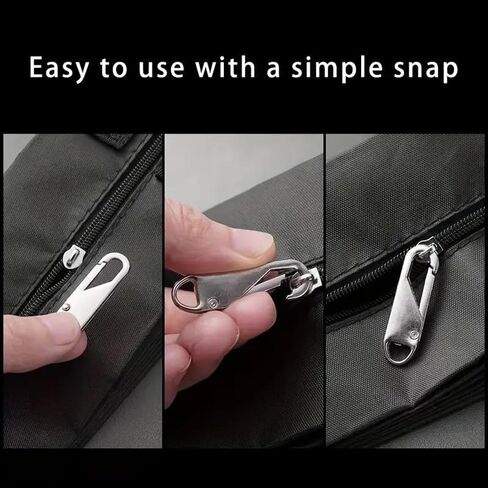 4PCS Zipper Head Replacement for Travel Bags, Clothing and Handicrafts - Easy Install, Detachable, 4colors in Saudi Arabia