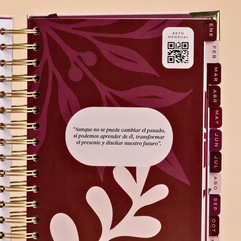 Agenda Inspírate 2026 – Agenda de una página por día, incluye calendario mensual, control financiero y bienestar | agenda en español con tips motivacionales diarios para motivarte a fluir con los cambios. in Saudi Arabia