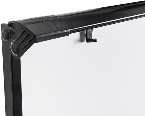 MasterVision Mobile Easel, 27.5" x 39" Dry Erase Board, Presentation Easel with Black Frame and Base in Saudi Arabia
