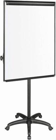 MasterVision Mobile Easel, 27.5" x 39" Dry Erase Board, Presentation Easel with Black Frame and Base in Saudi Arabia