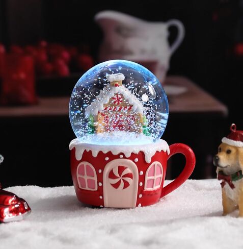 عيد الميلاد الثلج الكرات الموسيقية المهد - مشهد المهد الثلج غلوب المقتنيات عيد الميلاد الثلج كرات الكرات الذهب لطيف الثلج الكرة الأرضية للنساء هدية عيد ميلاد ديكور عيد الميلاد 2024 جديد in Kuwait