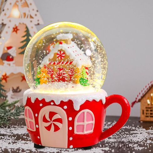 عيد الميلاد الثلج الكرات الموسيقية المهد - مشهد المهد الثلج غلوب المقتنيات عيد الميلاد الثلج كرات الكرات الذهب لطيف الثلج الكرة الأرضية للنساء هدية عيد ميلاد ديكور عيد الميلاد 2024 جديد in Kuwait