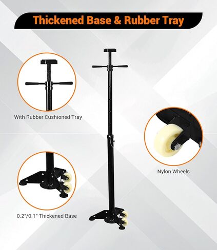 2PACK Underhoist Support Stand, 3/4 Ton Jack Stand, Under Hoist Stand for Vehicle Lifting & Support, 1655Lbs Capacity, Lifting from 38.4 to 75.4Inch, in Kuwait