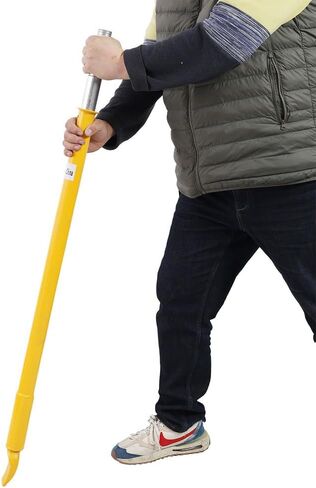 مطرقة منزلق لكسر خرز الإطارات، أداة كسر خرز فولاذية شديدة التحمل مقاس 46.5 بوصة لإطارات السيارات والشاحنات والمقطورة والجرارات، مطرقة تأثير تغيير الإطارات المحمولة، أصفر in Kuwait