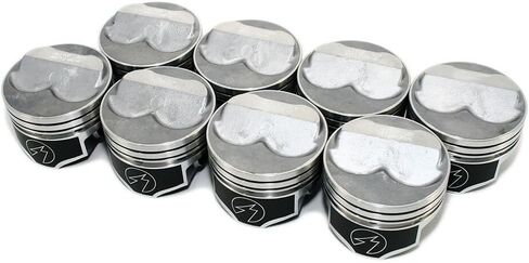 Speed Pro FMP H618CP Small Block 350 .125 Dome Pistons STD 5.7 Rod Hypereutectic in Saudi Arabia